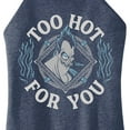 thumbnail image 3 of Disney Villains - Hades Too Hot For You - Juniors High Neck Tank Top, 3 of 5