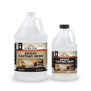 Casting Resin 1.5 Gallon Epoxy Kit (Stone Coat Countertops) DIY Epoxy Resin Kit for Woodworking, River Tables, and Filling Large Voids Up to 1 Inch Thick! (Deep Pour Epoxy)