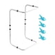 thumbnail image 4 of Elevador de mantas ajustable,Elevador de mantas ajustable para pies de aleación de aluminio,Soporte de barra elevadora de mantas Soporte de barra elevadora de mantas,Soporte para mantas de, 4 of 8