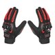 thumbnail image 4 of 2 uds guantes de cicleta/guante de ciclismo de pantalla táctil/guantes de montar guantes de carreras para conducir ciclismo bicicleta ATV montar L rojo, 4 of 8