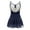 Navy Blue, variant on iiniim Toddler Girls Sleeveless Ballet Dance Dress Classic Tutu Skirted Leotard Ballerina Outfit Gymnastics Costumes