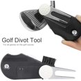 thumbnail image 2 of nipocaio Golf Divot Outil, Multifonctions en Plastique Golf Divot Réparation Outil Marqueur Brosse Course Compteur et Clip Ceinture, 2 of 5
