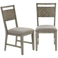 thumbnail image 2 of Progressive Furniture Ellington Wood Set of 2 Dining Chairs in Smokey Oak Brown, 2 of 5