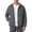 Grey, variant on Men's Lightweight Hooded Sun Jacket Breathable Casual Outerwear Relaxed Fit Thin Layer Coat For Warm Weather Travel Outdoor Daily Wear