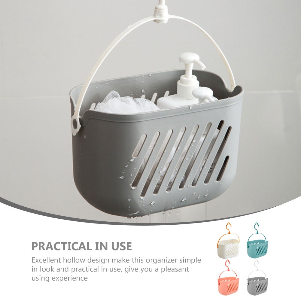 FOMIYES 4-Pack Plastic Wall Baskets for Toy Storage, Bathroom Organizer, Multifunctional Storage Solution