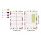 thumbnail image 1 of TYU047-088 Tablero de mensajes de notas de planificación semanal de acrílico transparente magnético estéreo, adhesivo magnético borrable para refrigerador, 1 of 6