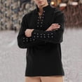 thumbnail image 2 of Polo Shirts for Men Active Wear Tops Thin Long Sleeved Top Men's Athletic Short Sleeve Tops for Men Thermal Shirts Long Sleeve Postpartum Shirt Large Graphic Tee Shirt Tall Mens Black S, 2 of 5