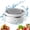 White, variant on Smart Fruit and Vegetable Washing Machine - Titanium Electrolysis Produce Purifier Deep Vortex Food Cleaner Device for Fruits, Veggies, Meat & Seafood - Portable & USB Rechargeable