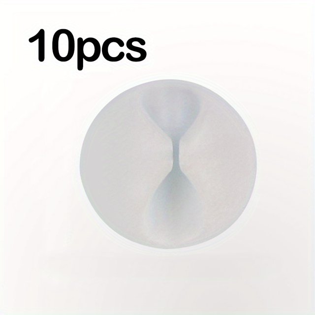 1/2/3/5/10/20 Pcs Silicone Cable Organizer, Data Cable Storage And Finishing Buckle,