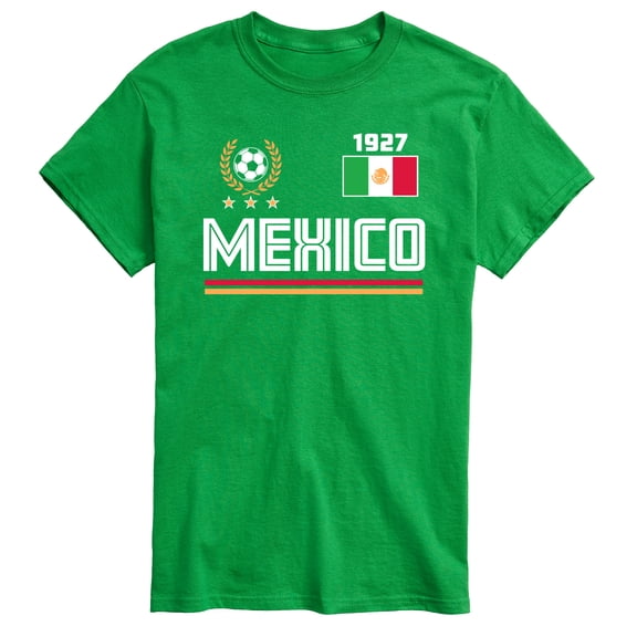 Instant Message - Mexico Soccer Jersey Short Sleeve Graphic T-Shirt