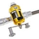 thumbnail image 4 of Set Equipo Telescópicos Pesca Carrete Caña Sedal Aparejo Captura Oro shamjiam Mini caña de pescar y carrete, 4 of 9