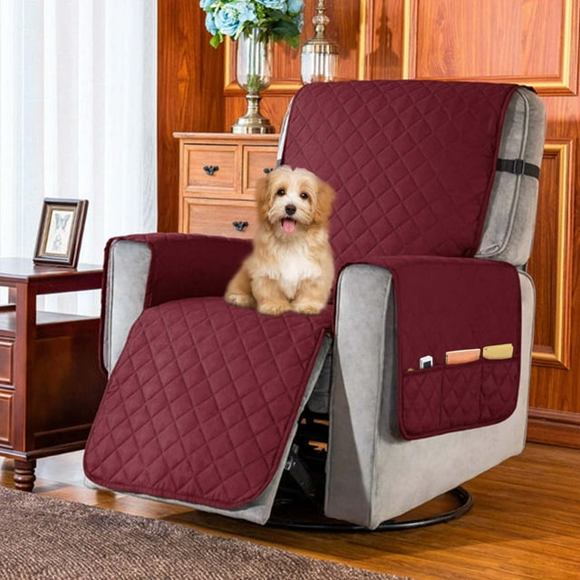 EGNMCR Tapis pour Animaux Housse Universelle pour Fauteuil Inclinable Housse de Sofa Intégrée Serviette Coussin de Sofa Résistant à l'Usure pour Animaux Protection de Sofa Anti-Saleté Coussin de Sofa Inclinable