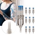 thumbnail image 4 of Aguja para máquina de tatuaje, 10 piezas/juego, desechable, para cejas, cartucho de tatuaje, aguja desechable, muy versátil, 4 of 10