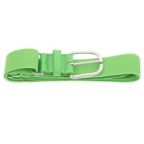 Clispeed Elastic Baseball Belt Light Green PU Polyester Zinc Alloy for Youth Sports