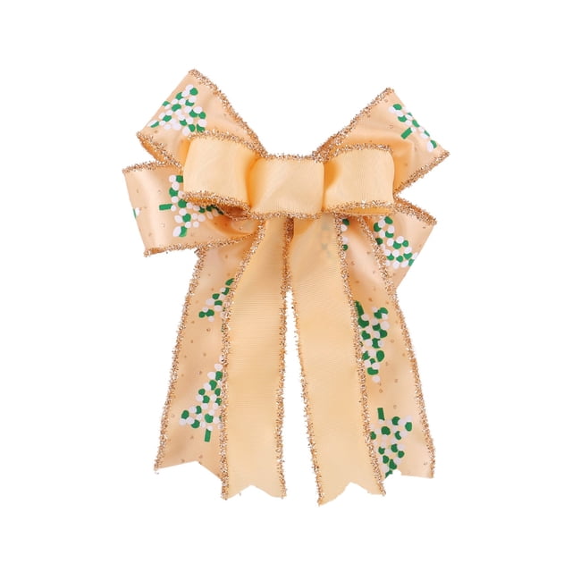 Christmas Bows Decoration Christmas Bow Festival Atmosphere Decoration Polyester Material Christmas Props
