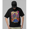 thumbnail image 2 of Ghost - Stained Glass Jumbo Print Unisex T-Shirt - Black - Small, 2 of 6
