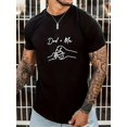 thumbnail image 1 of T-shirt Imprimé Motif Papa et Moi Élégant - Design Créatif Unique, Coupe Décontractée, Manches Courtes, Col Rond Classique - Parfait pour la Garde-Robe d'Été des Hommes, Idéal pour les Activités Extérieures, Tee-Shirt pour Adultes, Hommes, 1 of 7