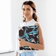 thumbnail image 5 of Dailycode Black Pop Sharks Hardcover 3 Ring Binder 1.5 Inch Ring Decorative Binder Organizer for Home School Office, 5 of 10
