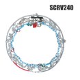 thumbnail image 7 of AOJA 2Pcs Portable Snow Tire Chains, Semi-automatic Tighten Quick Install Tire Chains, Universal Emergency Tire Traction Chains for Passenger Car, Pickup Trucks, SUV, 7 of 7