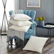 Home Soft Things Pleated Velvet 4 Piece Throw Pillow Cover Set - Gardenia - 20" x 20"