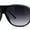 Black White Smoke, variant on Mens Classic Sporty Flat Top Mobster Oversize Retro Racer Sunglasses Black Smoke