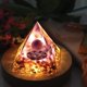 thumbnail image 3 of Pirámide de Ogan Piedra triturada hecha a mano Torre de energía Pirámide Joyas A Ehuebsd Libre de BPA, 3 of 5