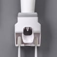 thumbnail image 1 of Wzzjkit Set Automatic Lazy Toothpaste Dispenser 5 Toothbrush Wall Mount, 1 of 3
