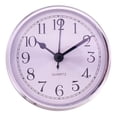 thumbnail image 2 of Mini reloj de Insertar Números arábigos Mecanismo de reloj Cabeza de reloj forma forma forma silenciosa para decoración escolar Plata13 Macarena Inserto de reloj, 2 of 8