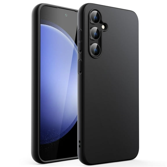 JETech Slim Fit Case for Samsung Galaxy S23 FE 6.4-Inch, Flexible Soft TPU Shockproof Thin Phone Cover with Matte Finish (Black)