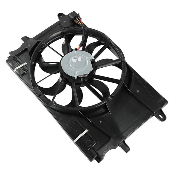 waltyotur Black Radiator Cooling Fan 39013323 Replacement for 2017-2019 Chevy Cruze 1.4L