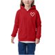 thumbnail image 4 of Sudadera deportiva informal con capucha y manga larga con estampado degradado para niños y niñas, de poliéster, 4 of 8