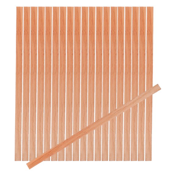 HONMEET 20Pcs Cedar Wooden Chips for Cigar Humidor Crafting Brown Decorative ps