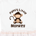 thumbnail image 4 of Inktastic Papas Little Monkey Boys Funny Girls Toddler Dress, 4 of 5