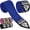 Blue, variant on RDX Boxing Hand Wraps 180" | Boxing Wraps with Thumb Loop & Wrist Support for Punching Bag & Speed Ball Training | Elasticated Hand Wraps for Boxing, MMA, Muay Thai, Kickboxing |
