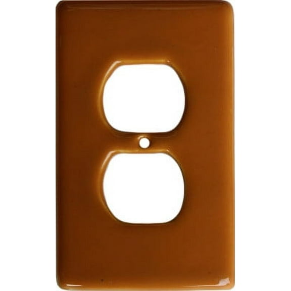 Yellow Talavera Duplex Outlet Wall Plate