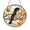 Stained Glass 5.9 Inch, variant on Stained Glass Style Bird Branch Panel, Decorative Window Hanging for Autumn Decor