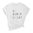 thumbnail image 2 of Camiseta de mujer Simple para mujer, elegante, cuello redondo, ajuste Regular, camisa suave con cuello redondo S, 2 of 8