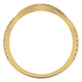 thumbnail image 5 of 0.16 ctw Wedding Band for Women - 18K Yellow Gold Yellow Moissanite Stackable Eternity Ring, 5 of 6