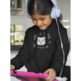 thumbnail image 2 of Storybook Panda Smiling Face Hoodie Juniors -Image by Shutterstock,  Large, 2 of 4