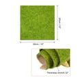 thumbnail image 2 of Uxcell 2pcs Artificial Grass Mat Small Realistic Fake Turf for Garden Lawn Decoration Model Yellow Green 10" x 10", 2 of 5