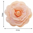 thumbnail image 3 of Efavormart 2 Pack 20” 3D Craft Rose Blush Real Feel Foam Rose for DIY Wedding Bouquets Arrangements Party Home Decorations, 3 of 11