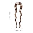 thumbnail image 4 of Unique Bargains 1 Pc Hair Pin U-shaped Hair Accessories 3.94"x1.18" Transparent White Dark Brown, 4 of 5