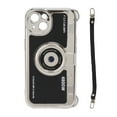 thumbnail image 2 of Vintage Camera Soft SiliconeCase with Lanyard, Shockproof Protective Cover, 3D Design, Black, 2 of 7