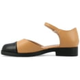 thumbnail image 3 of Journee Womens Tesley Two Tone Mary Jane Flats, 3 of 10
