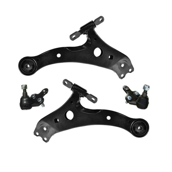 4 Pc Front Suspension Kit Control Arm   Lower Ball Joints Left & Right Side Fits select: 2002-2006 TOYOTA CAMRY, 2004-2009 LEXUS RX