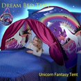 thumbnail image 1 of Dream Tent Unicorn Fantasy para niños Play Tent Plegable Pop up Bed Tent Magic Playhouse Princess Secret Castle Cumpleaños Navidad para niñas TangJie 602456716902, 1 of 1