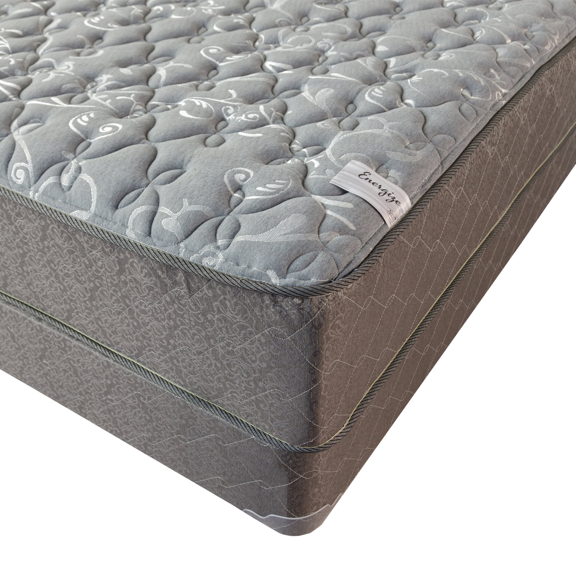 GOWTUN 11-Inch Firm Foam Encased Euro Top Gel Infused Mattress and 8-Inch Wood Box Spring/Foundation Set, No Assembly Required, King Size