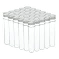 thumbnail image 1 of Unique Bargains 45ml Plastic Test Tubes with Screw Caps, 30Pcs 141x25mm Tubes Silver Tone, 1 of 7