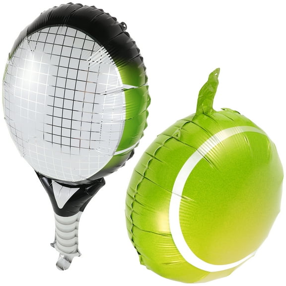 Tennis Balloon Racket Golf Balloons Circus Racquet Large Baby Green