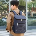 thumbnail image 6 of Large Insulated Travel Backpack Cooler with Lunch Box Compartment 29x19x42cm Leakproof Storage for OutdoorforStorage/Organization(Navy),Ccwuwei, 6 of 9